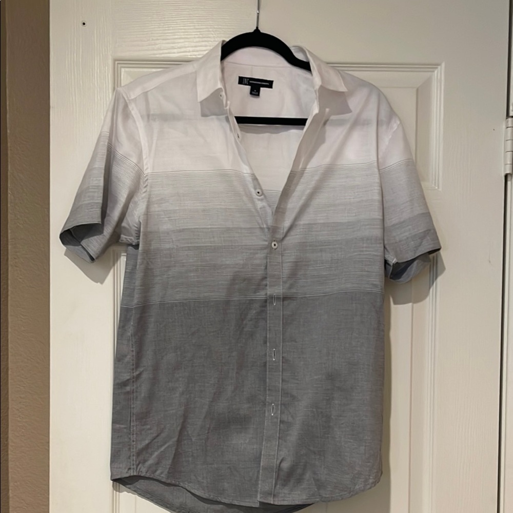 Men's Gradient Gray Shirt